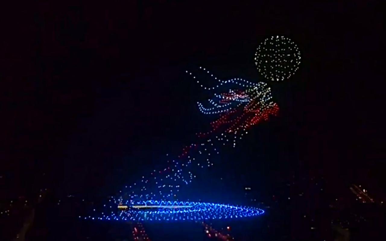 China new year drone show 2029